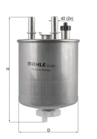 MAHLE KL834 Фильтр топливный в наличии Кривой Рог