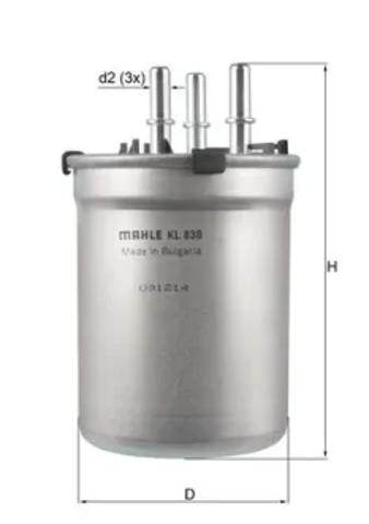 Фильтр топлива KL838 MAHLE