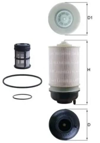 Фильтр-отстойник топлива грубой очистки KX581KIT MAHLE