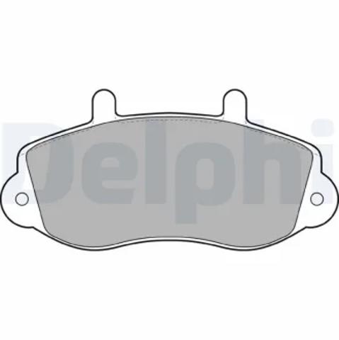 Колодки тормозные дисковые комплект LP1406 DELPHI