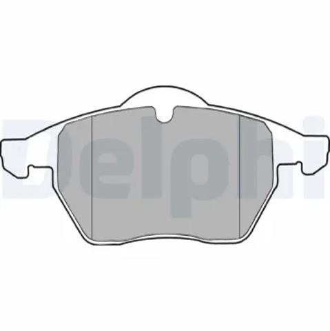 Тормозные колодки LP1407 DELPHI