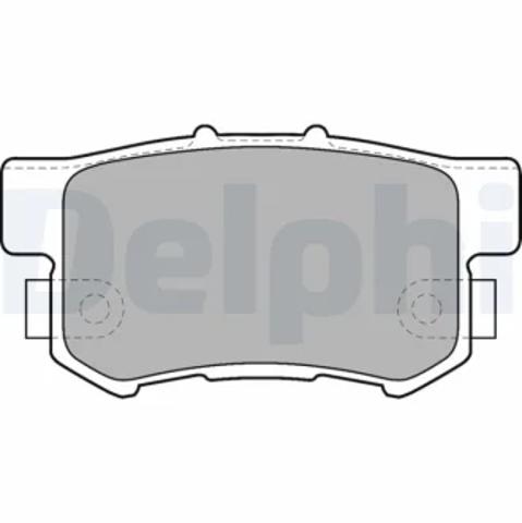 Колодки дисковые  LP1507 DELPHI