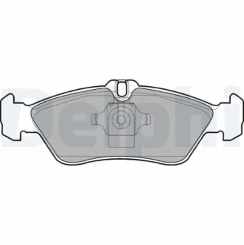 Колодки дисковые  LP1596 DELPHI