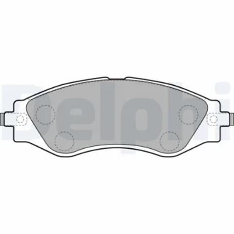 Колодки тормозные LP1816 DELPHI