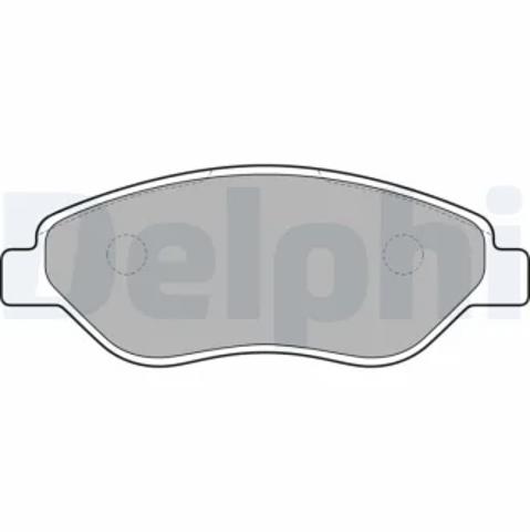 Тормозные колодки LP2010 DELPHI