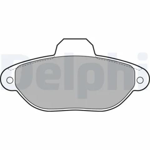 Колодки тормозные LP2013 DELPHI