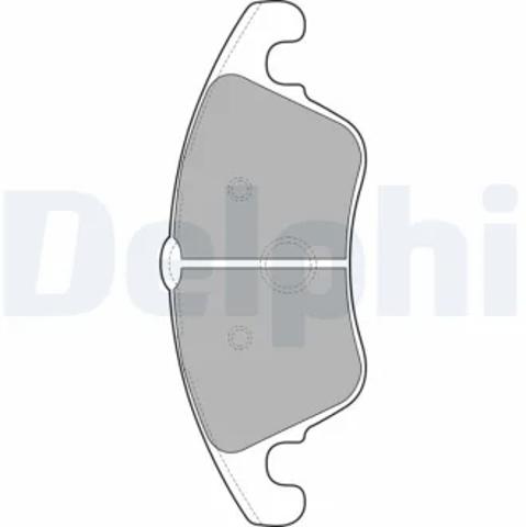 DELPHI LP2099 Колодки тормозные передние дисковые в наличии Украина