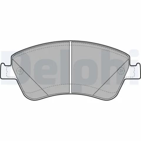 Тормозные колодки LP2102 DELPHI
