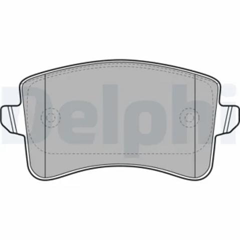 Колодки дисковые  LP2106 DELPHI