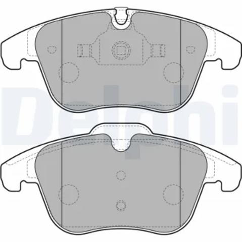 Колодки тормозные LP2165 DELPHI