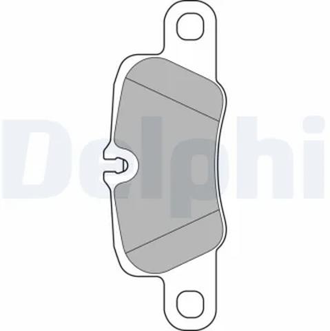 Задние дисковые колодки LP2237 DELPHI