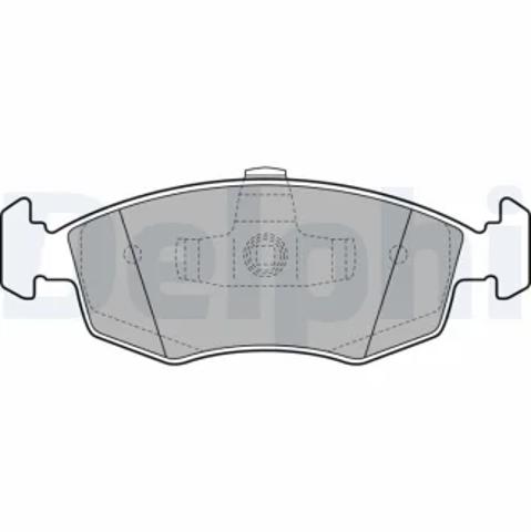 Колодки тормозные LP2274 DELPHI