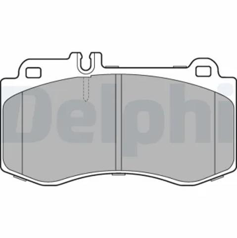 Передние тормозные колодки LP2304 DELPHI