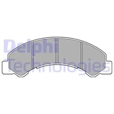 Колодки дисковые  LP2769 DELPHI