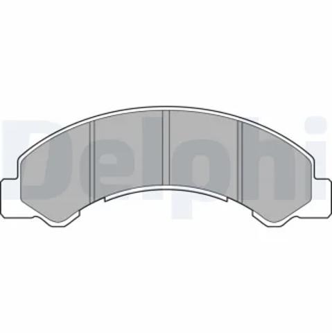 LP2769 DELPHI Колодки тормозные задние дисковые купить в Чернигов