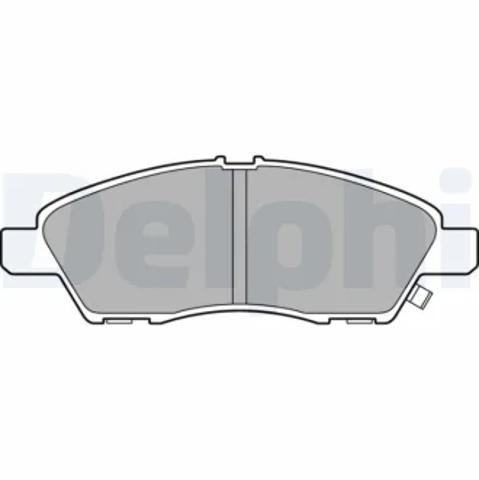 Колодки тормозные LP3170 DELPHI
