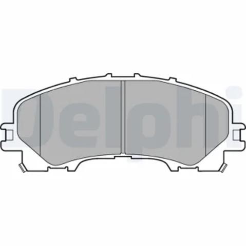 Колодки тормозные передние дисковые LP3183 DELPHI