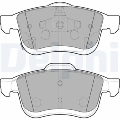 Колодки передние LP3220 DELPHI