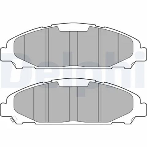 Колодки передние LP3255 DELPHI