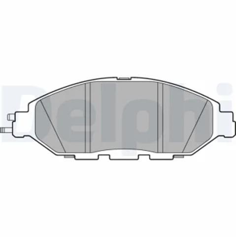 Колодки тормозные дисковые комплект LP3278 DELPHI