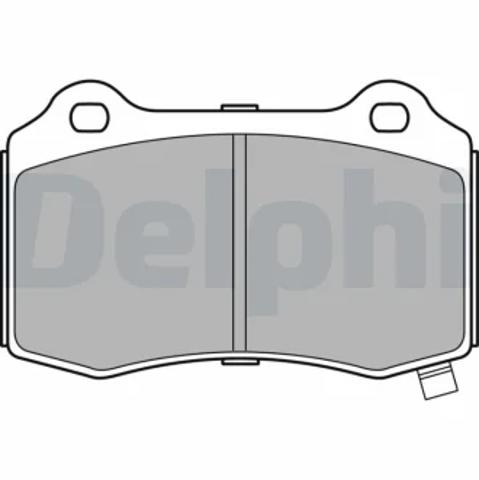 Задние дисковые колодки LP3281 DELPHI