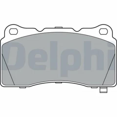 Колодки тормозные LP3362 DELPHI