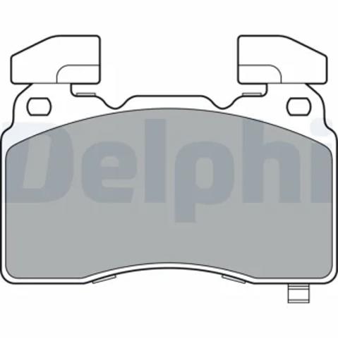 Передние тормозные колодки LP3366 DELPHI