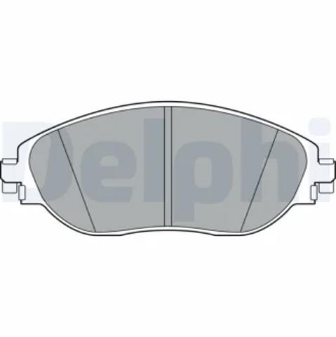 Колодки тормозные дисковые комплект LP3368 DELPHI