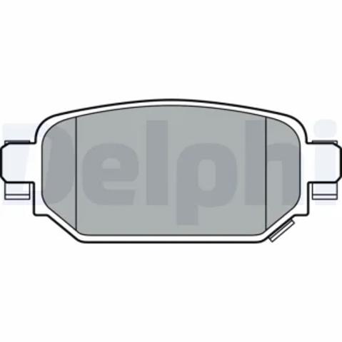 Задние тормозные колодки LP3393 DELPHI