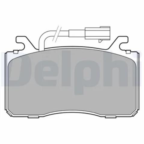 LP3435 Передние тормозные колодки купить Ирпень