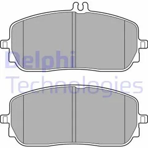 LP3437 DELPHI Колодки тормозные передние дисковые купить в Ровно