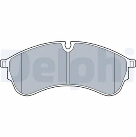 Передние тормозные колодки LP3545 DELPHI