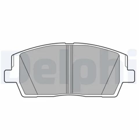 Передние тормозные колодки LP3552 DELPHI