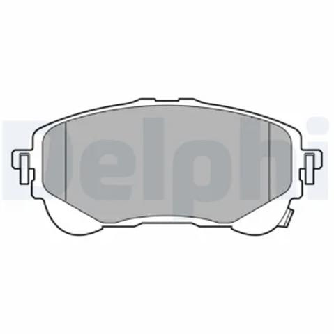 Тормозные колодки LP3609 DELPHI