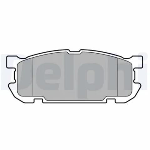 Колодки дисковые  LP3690 DELPHI