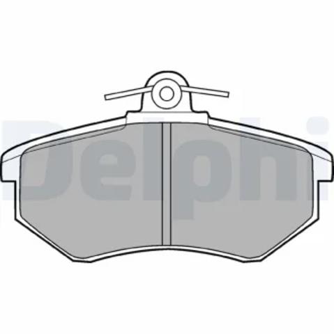 Колодки тормозные LP424 DELPHI