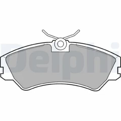 Колодки передние LP668 DELPHI