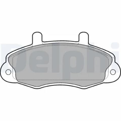 Колодки LP766 DELPHI