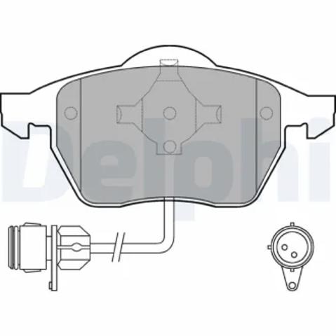 Колодки тормозные дисковые комплект Ауди А6 C4