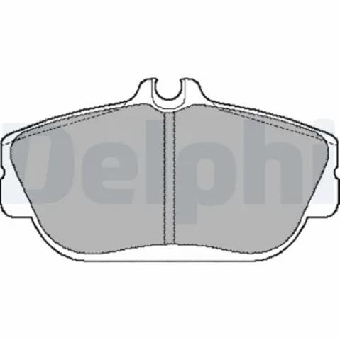 Колодки LP887 DELPHI