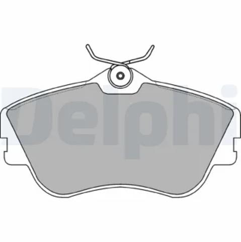 DELPHI LP918 Колодки тормозные передние дисковые в наличии Сумы