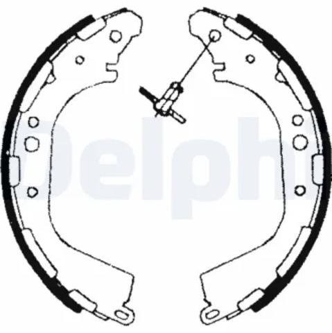 Задние барабанные колодки LS1709 DELPHI
