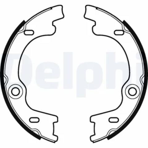 Тормозные колодки ручника LS2129 DELPHI