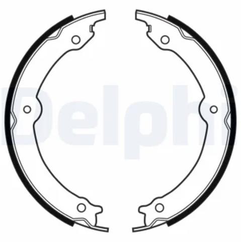 Тормозные колодки стояночного тормоза LS2152 DELPHI