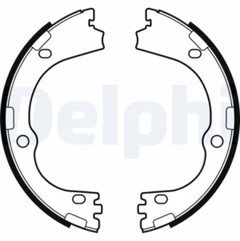Тормозные колодки ручника LS2166 DELPHI