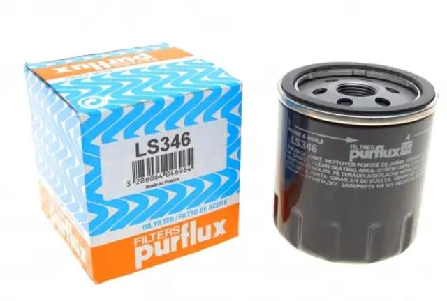 Масляный фильтр двигателя LS346 PURFLUX