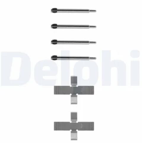 Комплект пружинок крепления дисковых колодок, задних LX0003 DELPHI