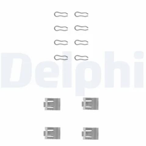 Комплект пружинок крепления передних дисковых колодок LX0075 DELPHI