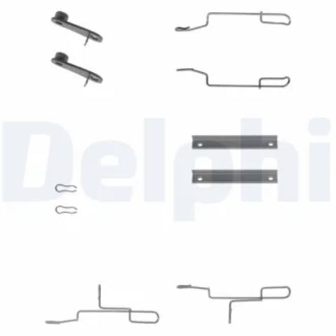 Комплект пружинок крепления дисковых колодок, передних LX0168 DELPHI