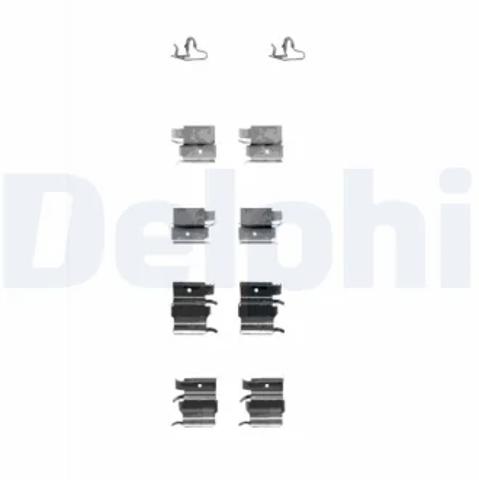 Комплект пружинок крепления дисковых колодок, передних LX0339 DELPHI
